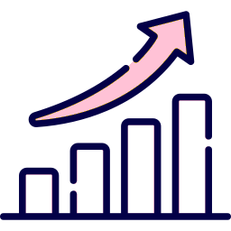 Croissance Illustration représentant la phase de croissance, témoignant d'un cheminement continu et de la stabilisation du parcours
